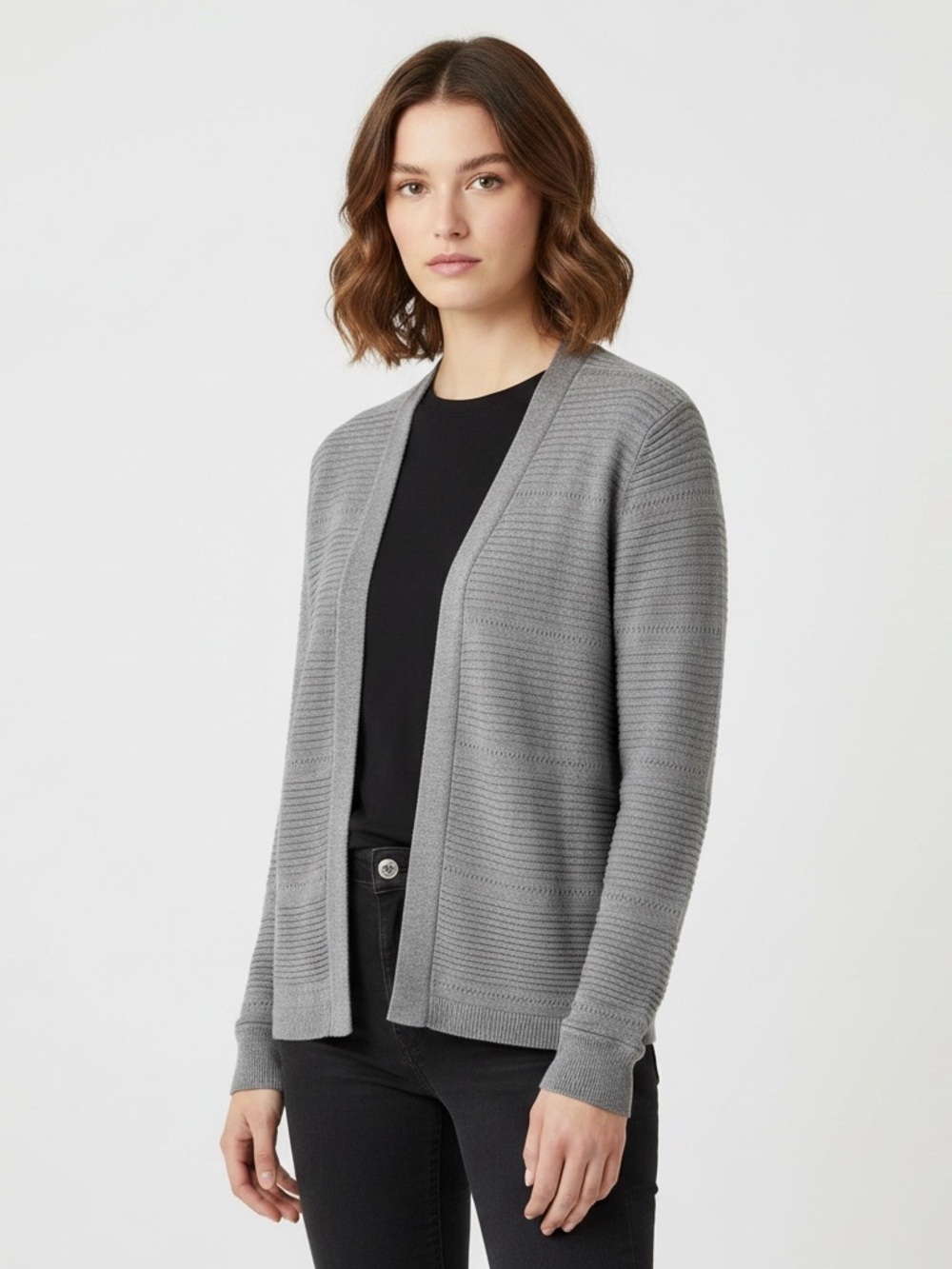 Verve Ami | LIKE NEW grey knit long sleeve cardigan sweater